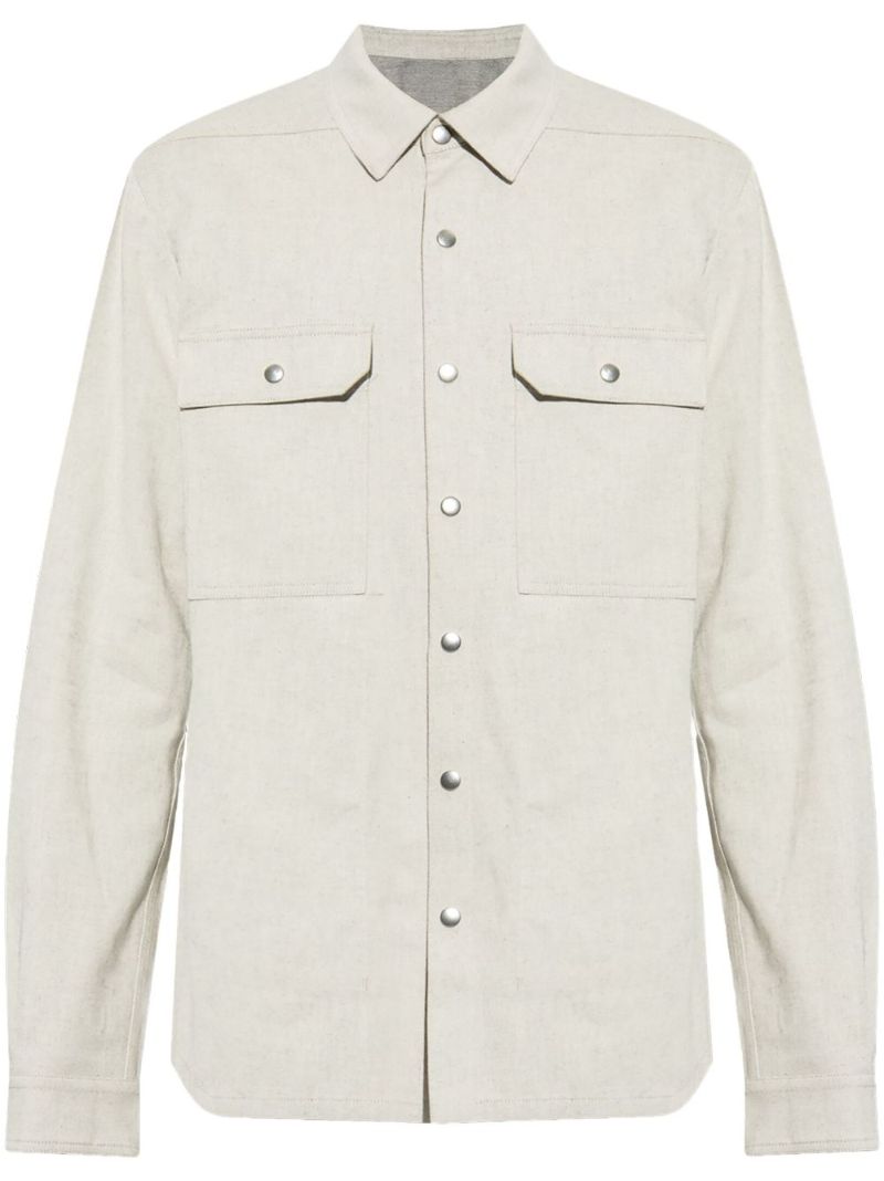 Flap-pocket Shirt Jacket