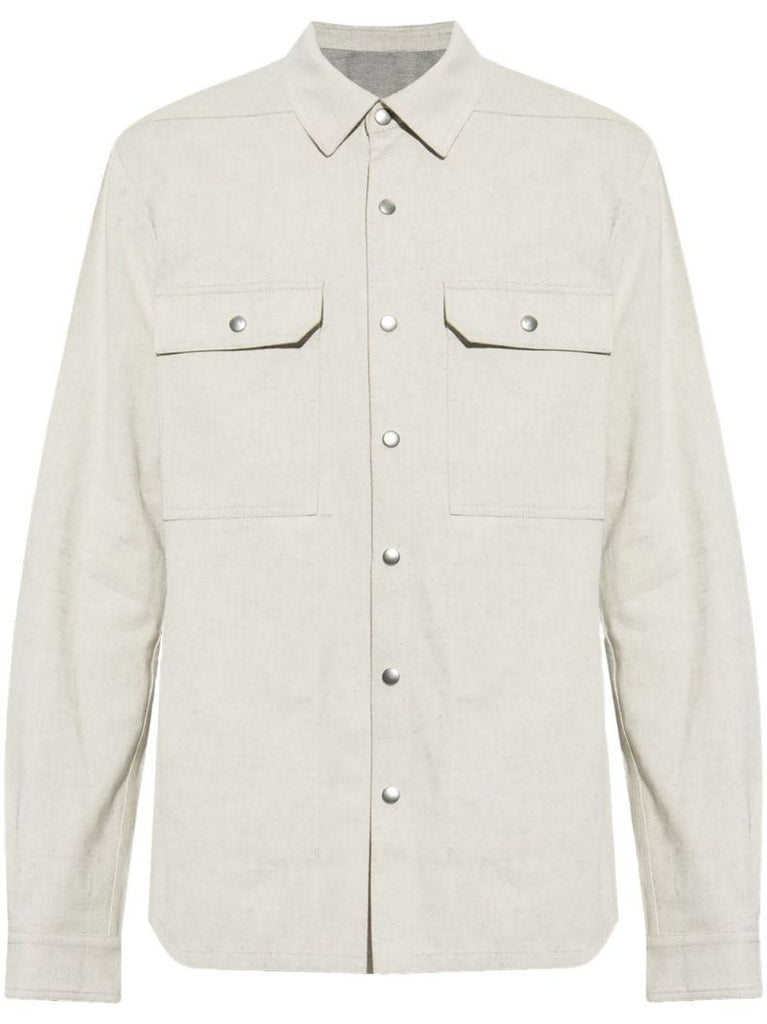 Flap-pocket Shirt Jacket