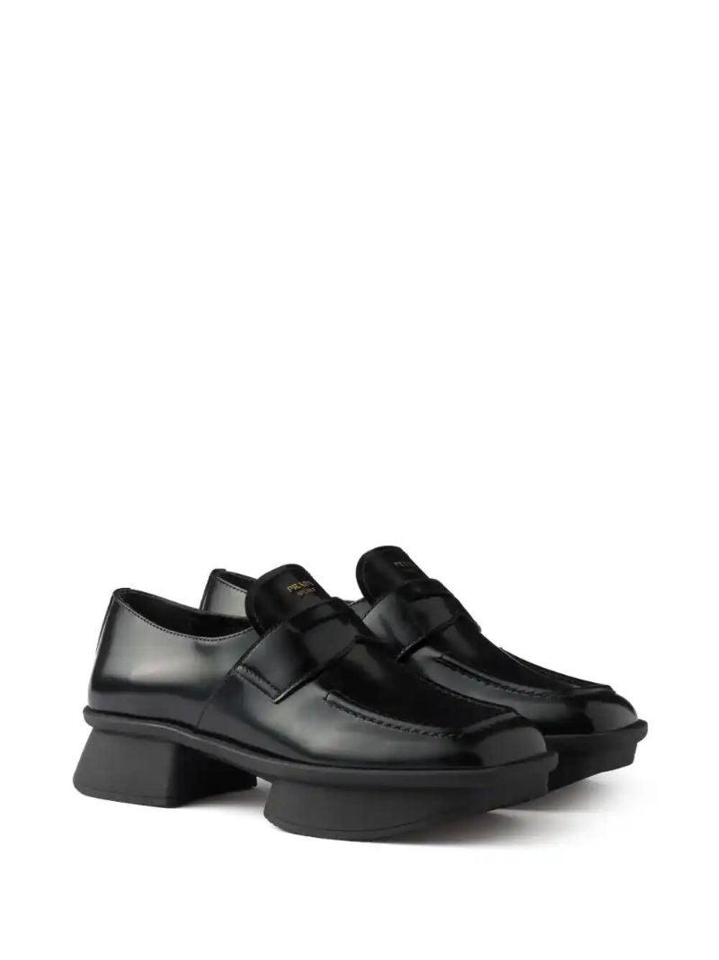 Black Leather Loafers