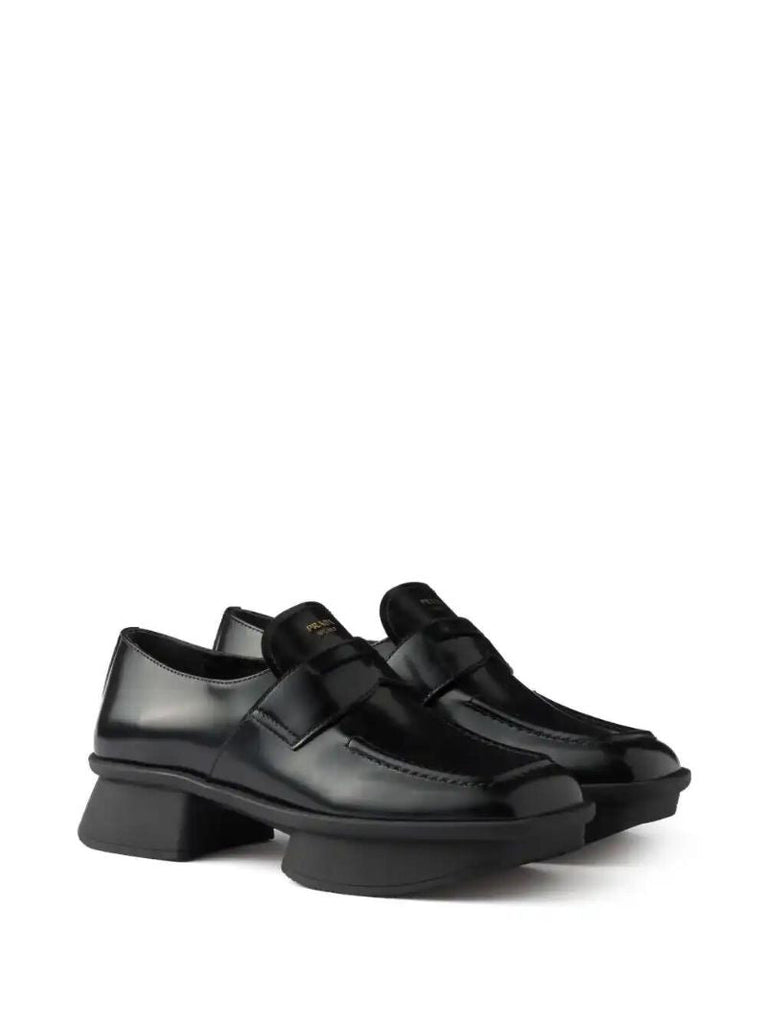 Black Leather Loafers