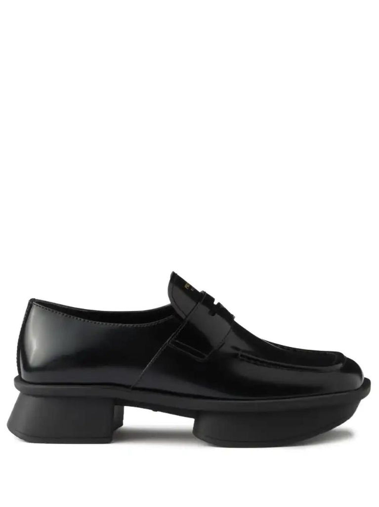 Black Leather Loafers