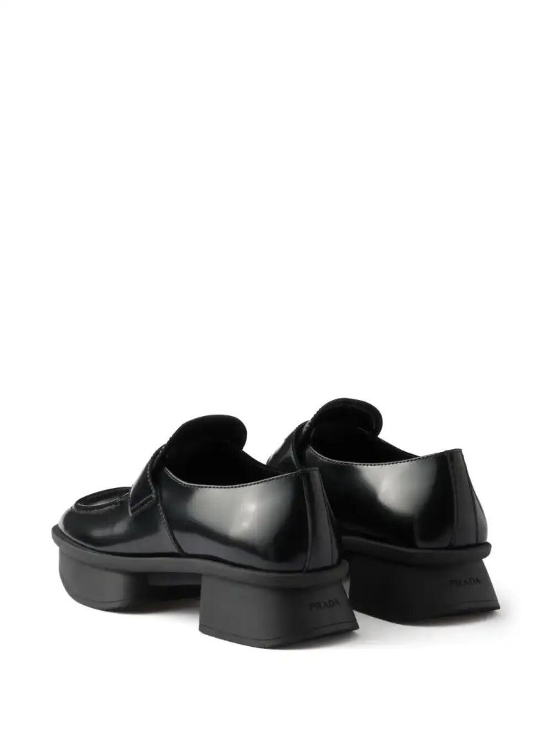 Black Leather Loafers
