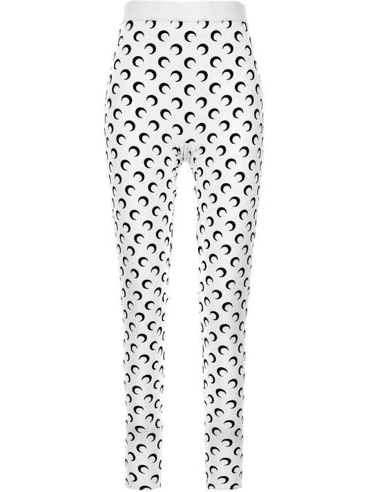 Crescent Moon-print Leggings