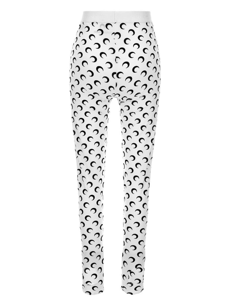 Crescent Moon-print Leggings