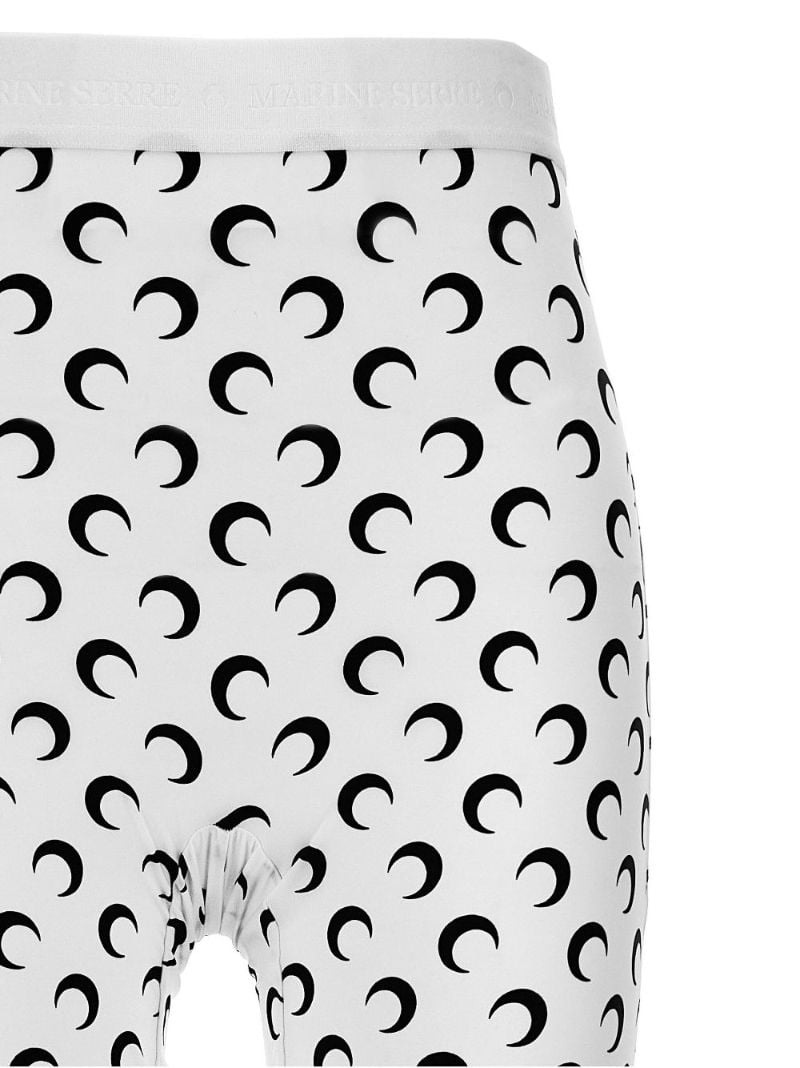 Crescent Moon-print Leggings