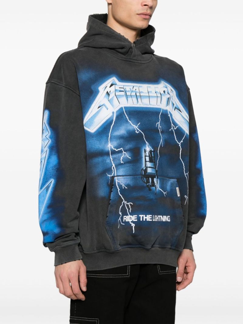 Grey X Metallica Ride the Lightning Hoodie