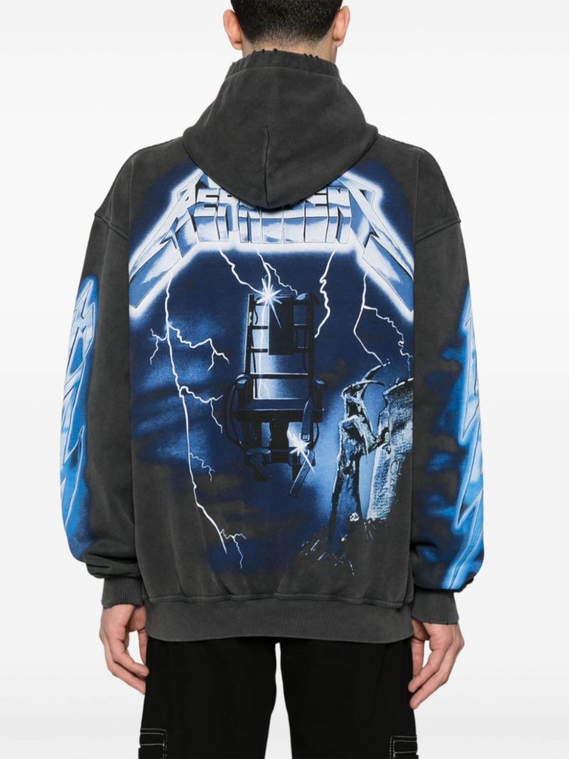 Grey X Metallica Ride the Lightning Hoodie