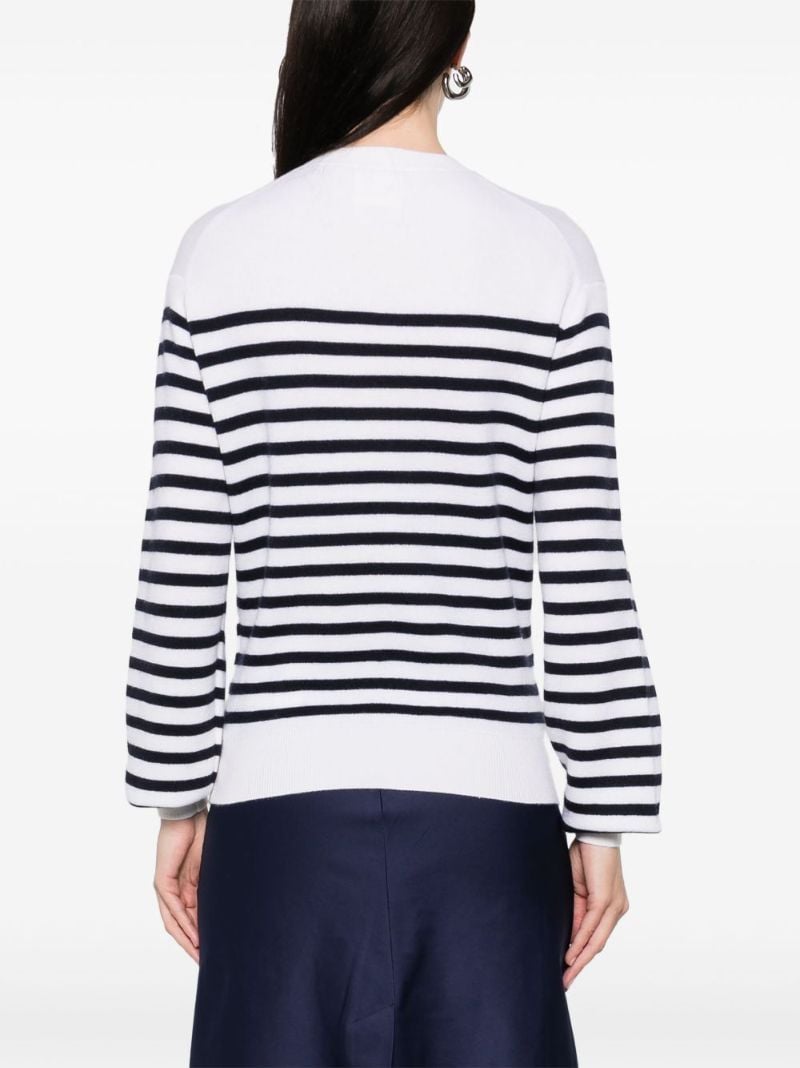 White Viola Sweater