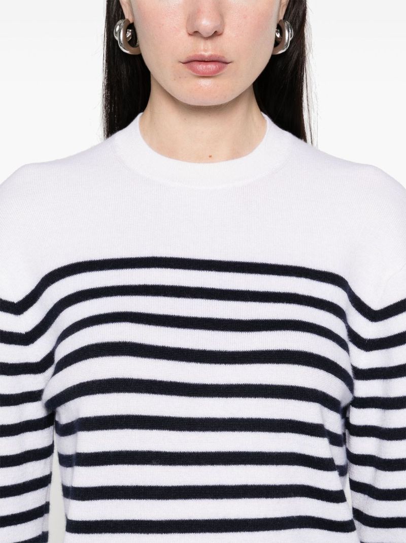 White Viola Sweater
