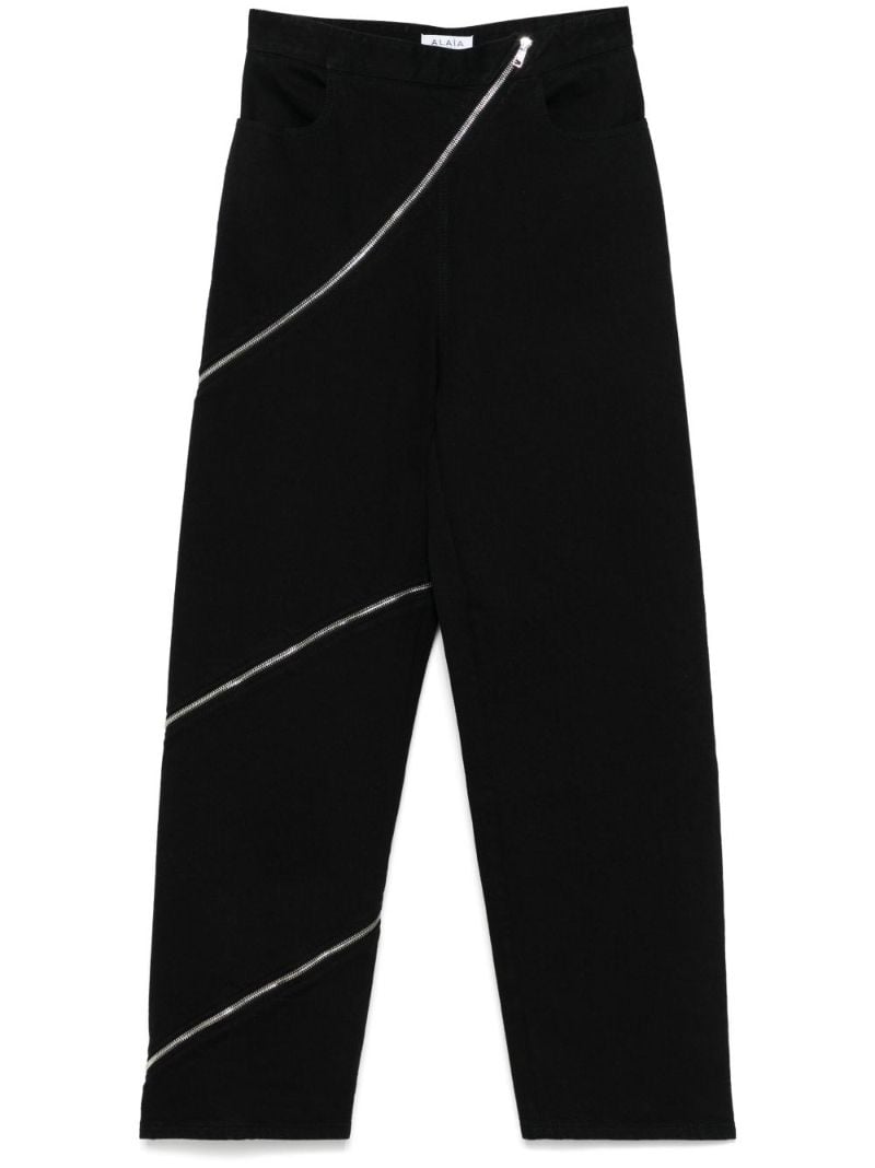 Black Spiral Jeans
