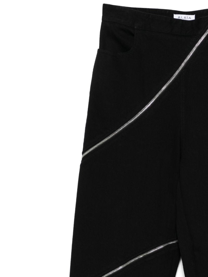 Black Spiral Jeans