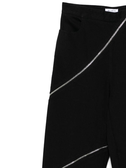 Black Spiral Jeans
