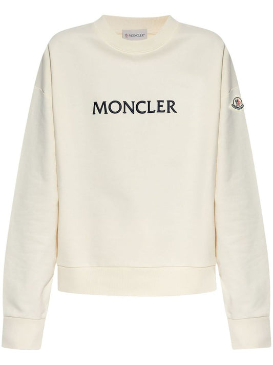 Neutrals Logo-embroidered Sweatshirt