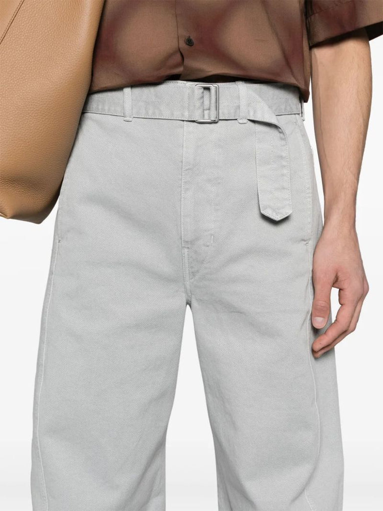 Grey Belted Jeans