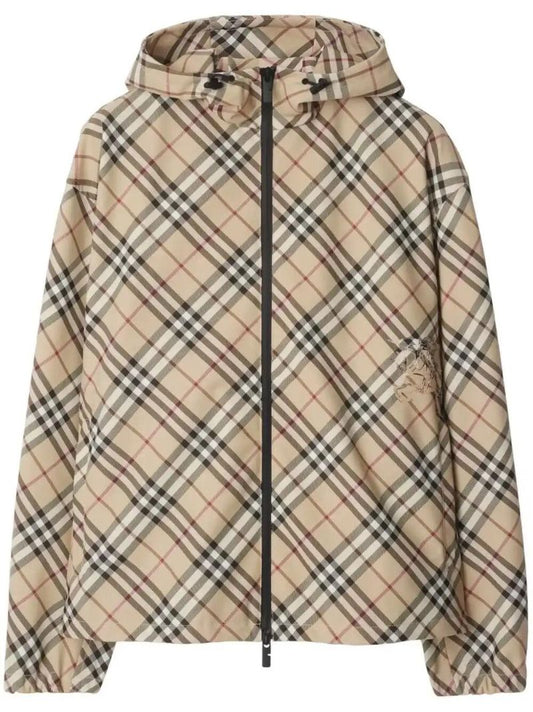Neutrals Checked Twill Jacket