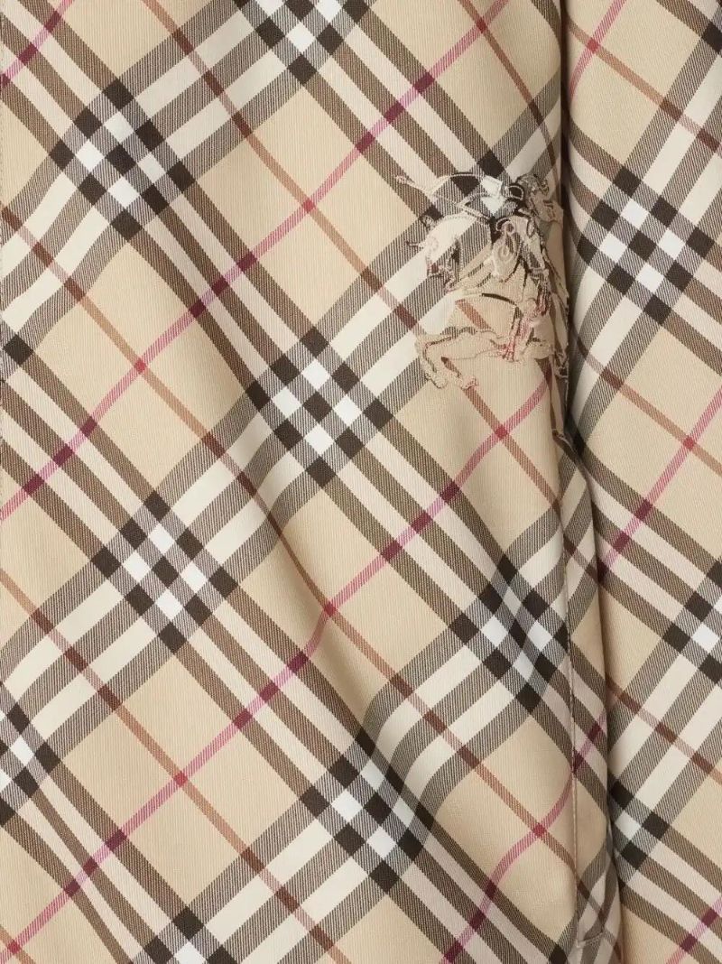 Neutrals Checked Twill Jacket