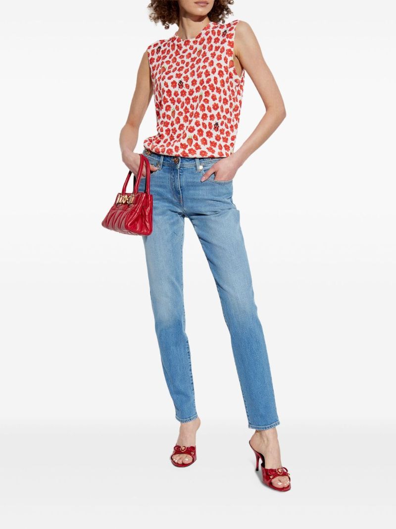 Red Strawberry Garden T-shirt