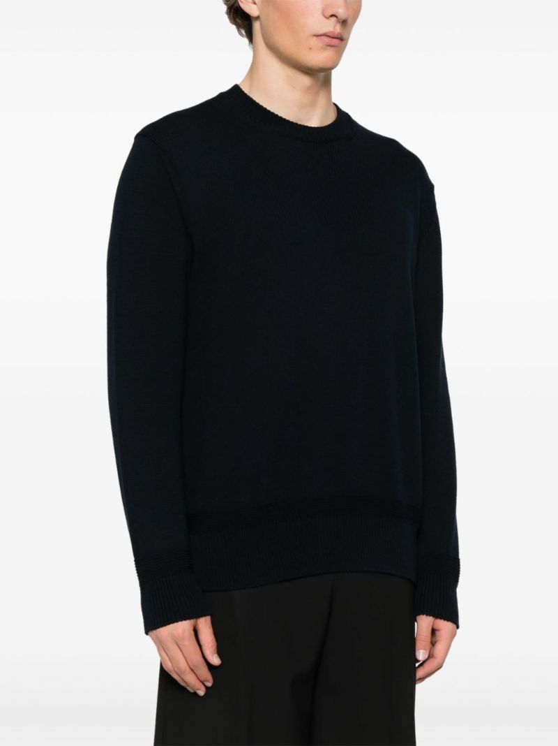 Logo-patch Cotton Sweater