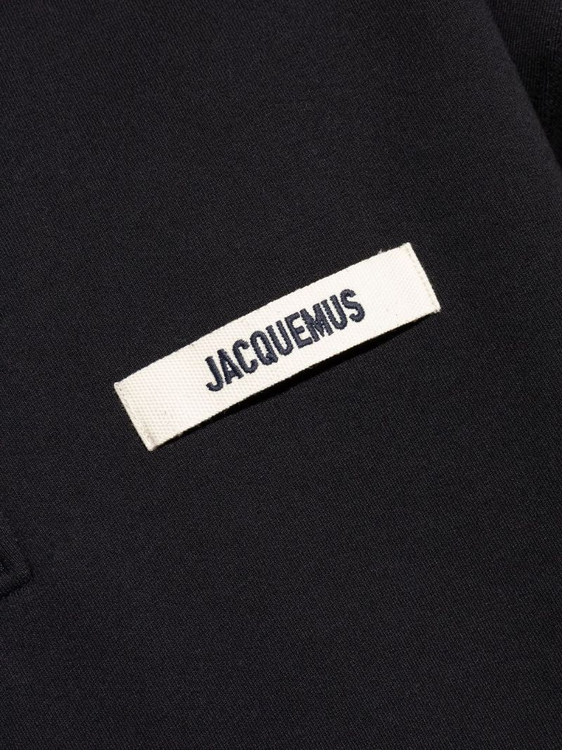 Black Gros Grain Sweatshirt