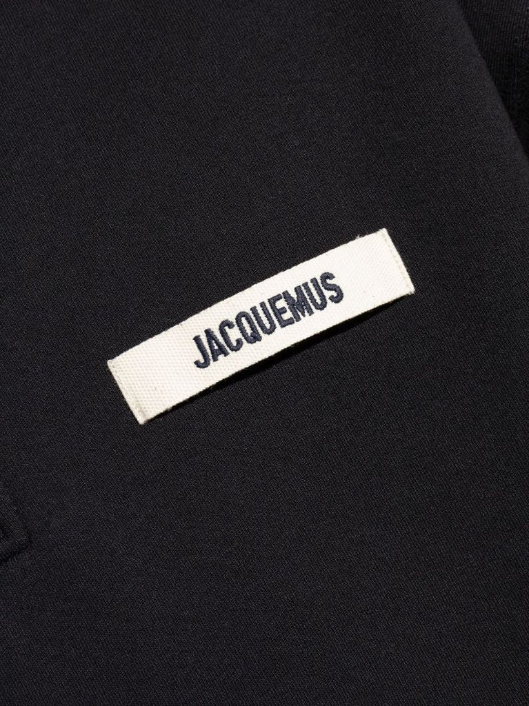 Black Gros Grain Sweatshirt