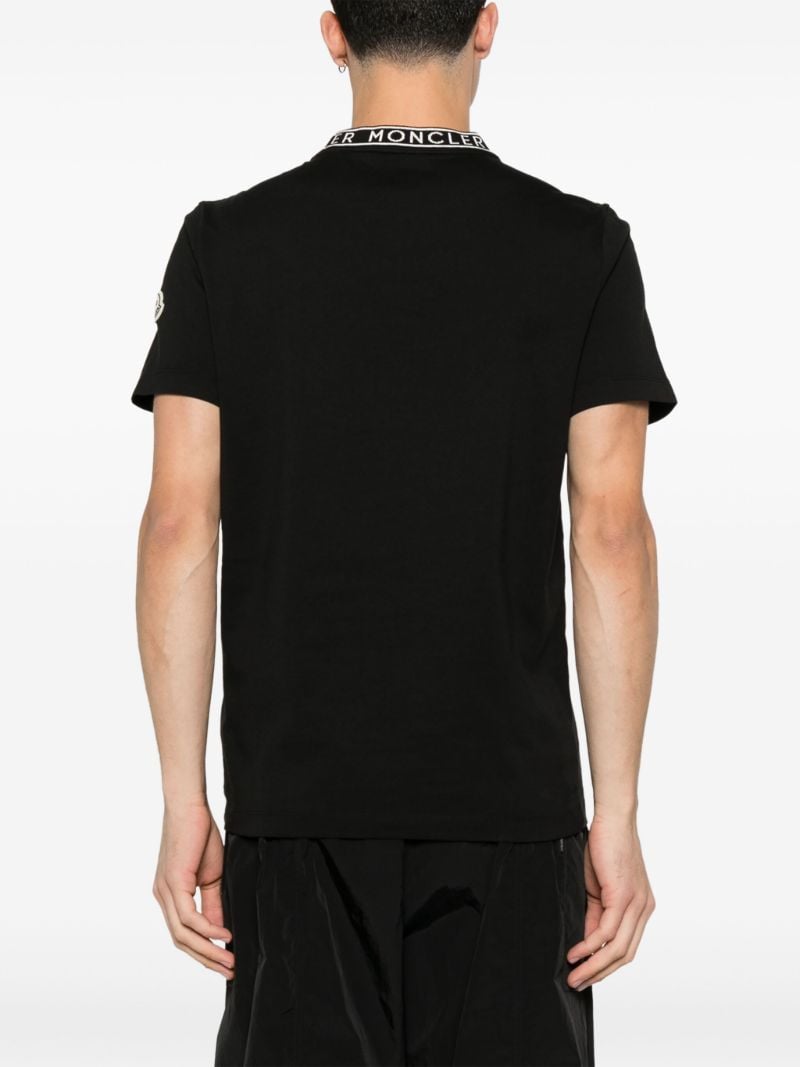 Logo-trim Cotton T-shirt