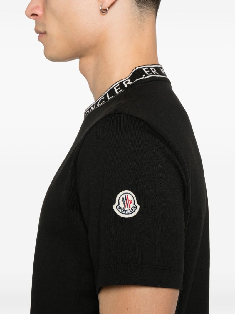 Logo-trim Cotton T-shirt