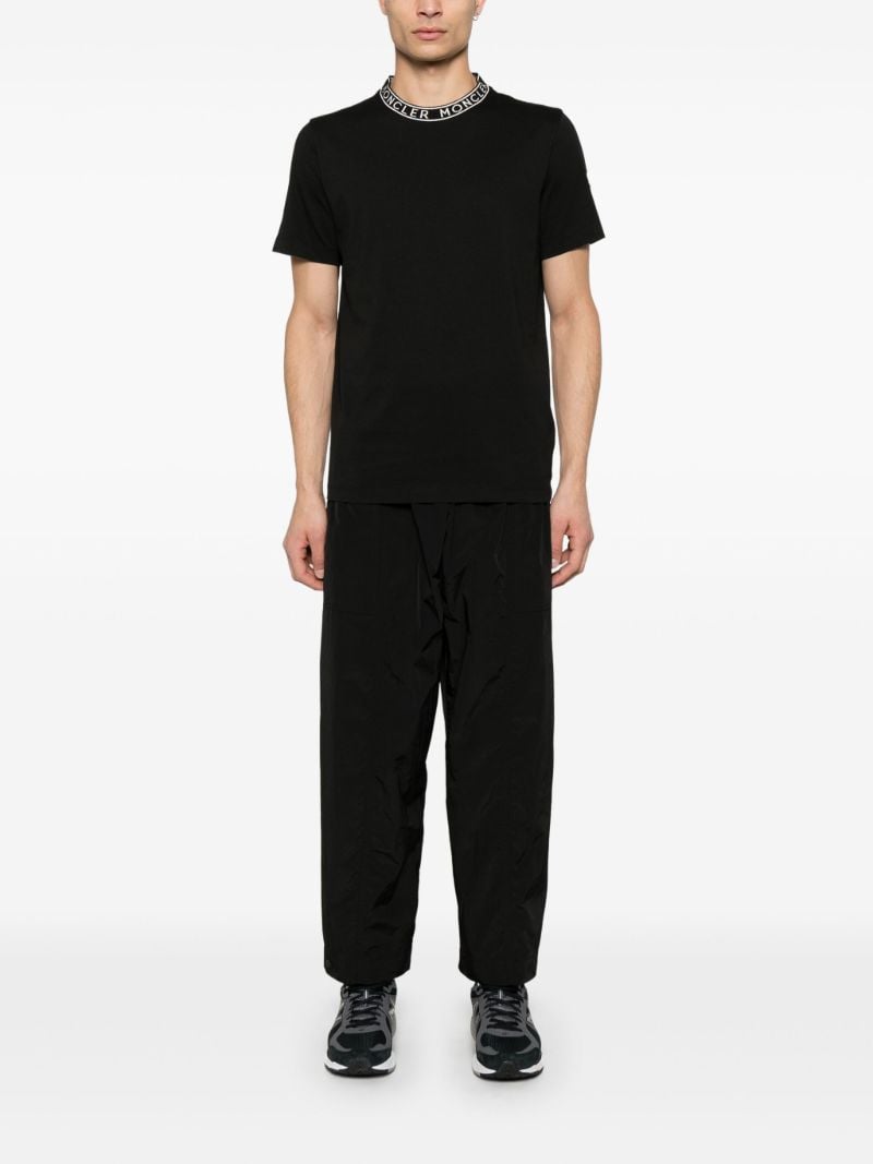 Logo-trim Cotton T-shirt