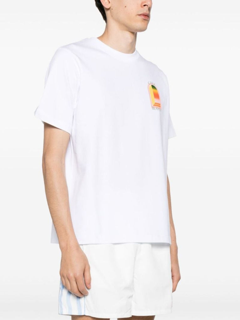 White Tennis Club Icon Organic Cotton T-shirt