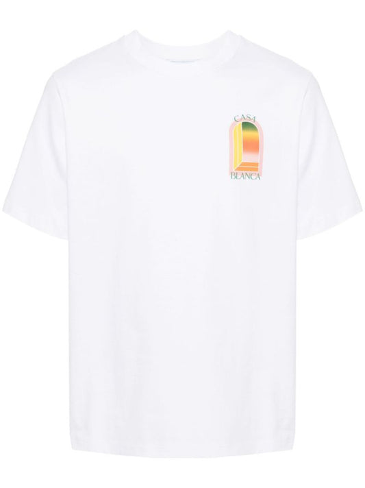 White Tennis Club Icon Organic Cotton T-shirt