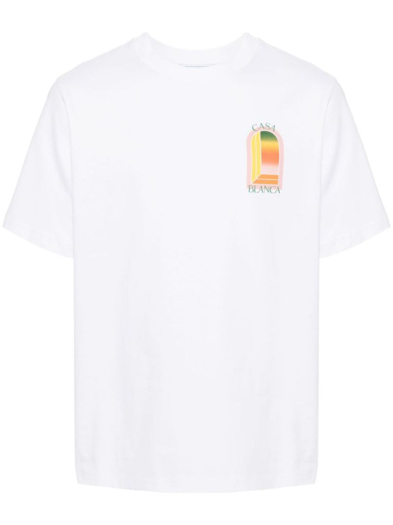 White Tennis Club Icon Organic Cotton T-shirt