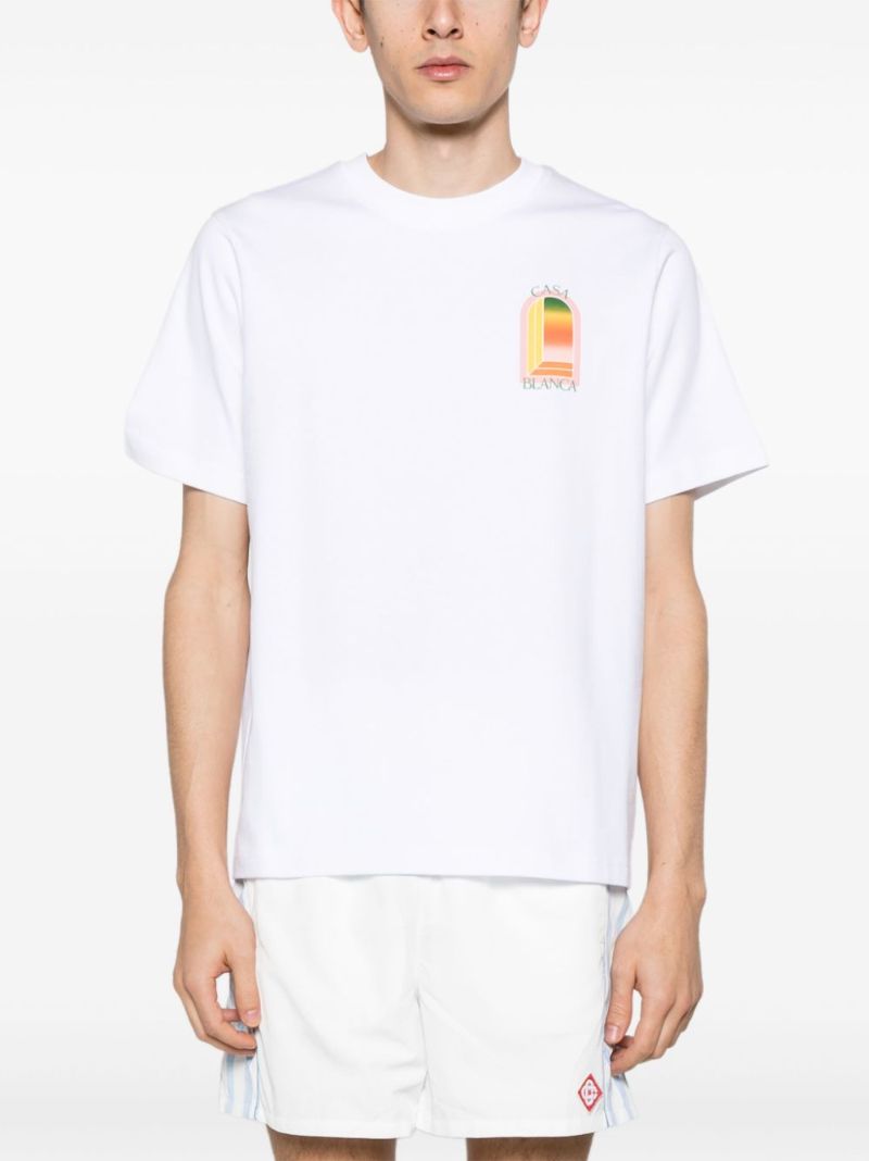 White Tennis Club Icon Organic Cotton T-shirt