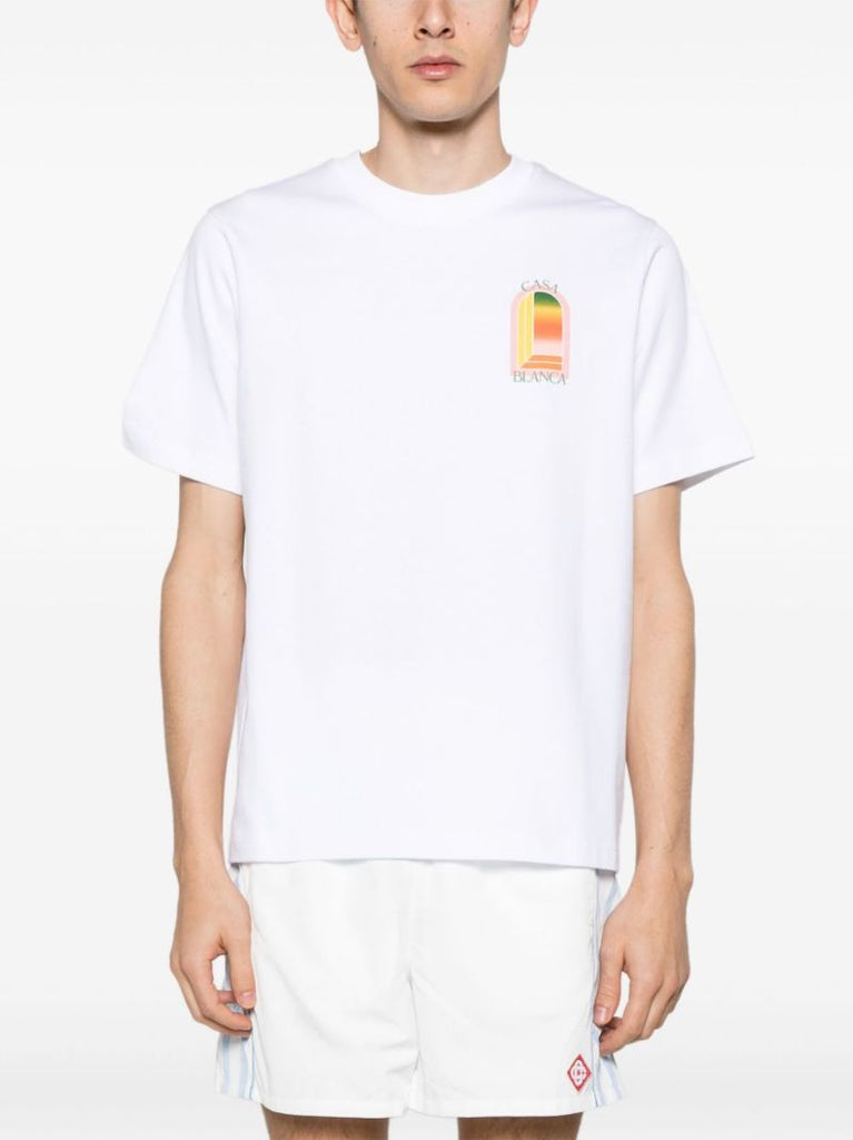 White Tennis Club Icon Organic Cotton T-shirt