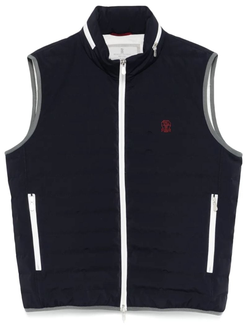 Blue Padded Gilet