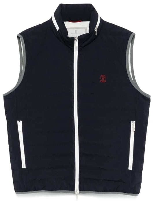 Blue Padded Gilet