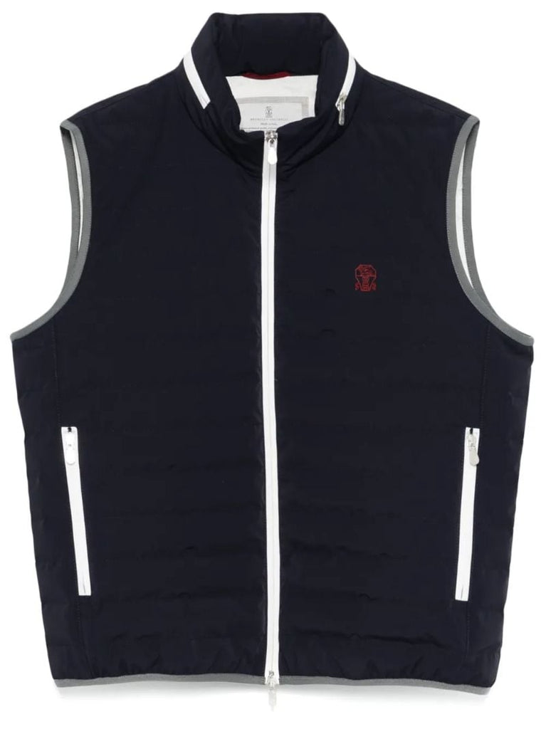 Blue Padded Gilet