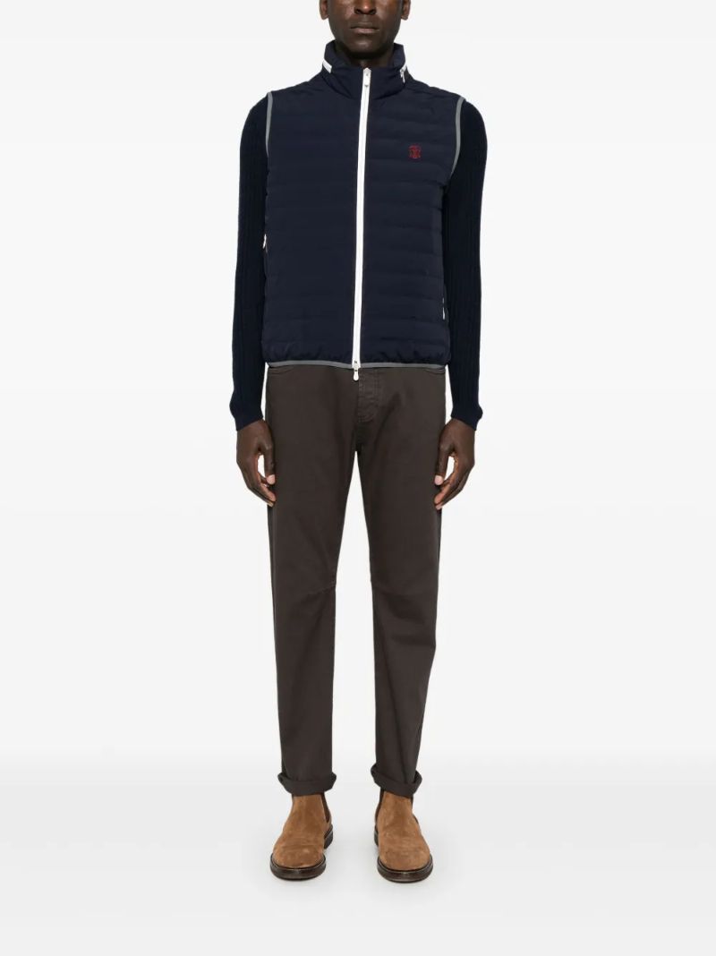 Blue Padded Gilet