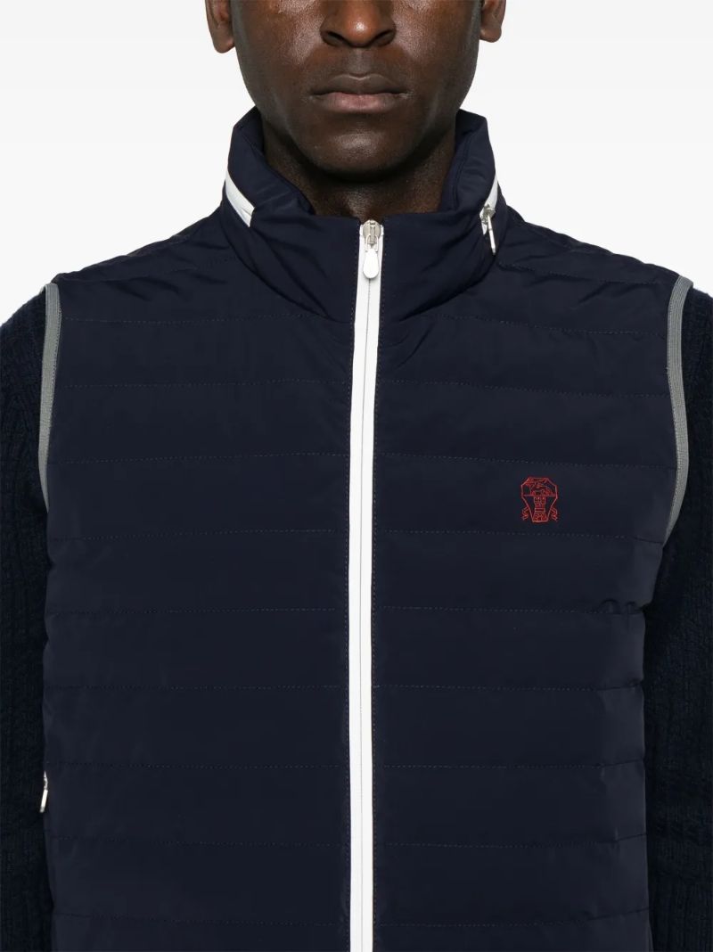 Blue Padded Gilet