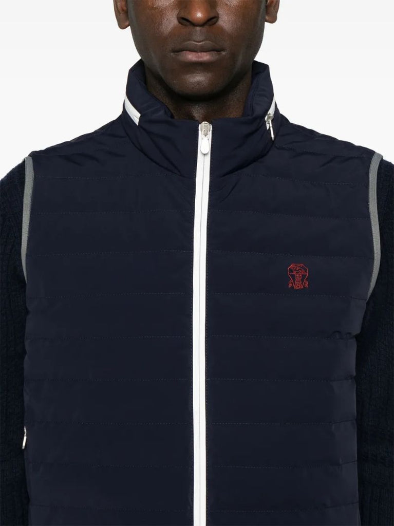 Blue Padded Gilet