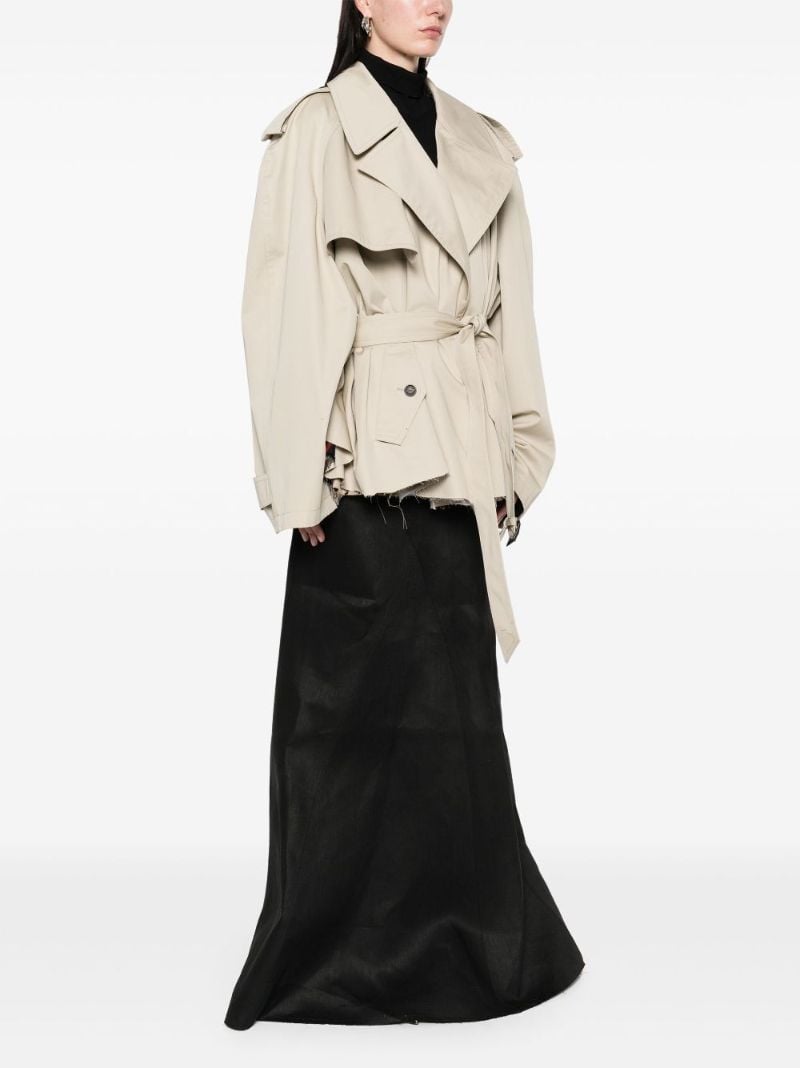 Neutrals Cropped Trench Coat