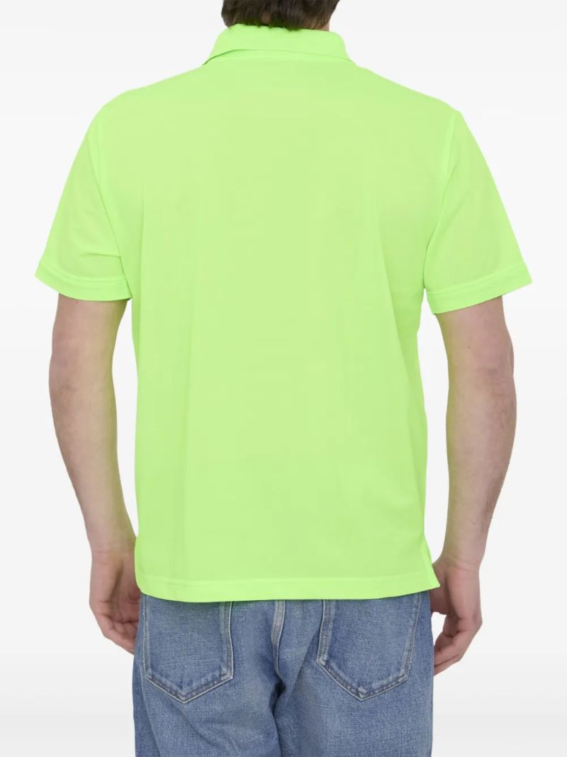 Green Logo-embroidered Polo Shirt
