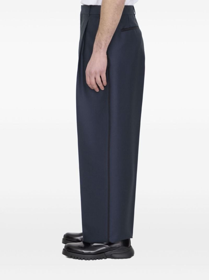 Creased Loose-fit Trousers
