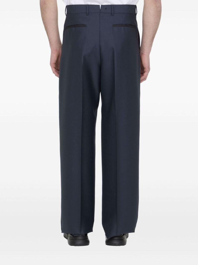 Creased Loose-fit Trousers