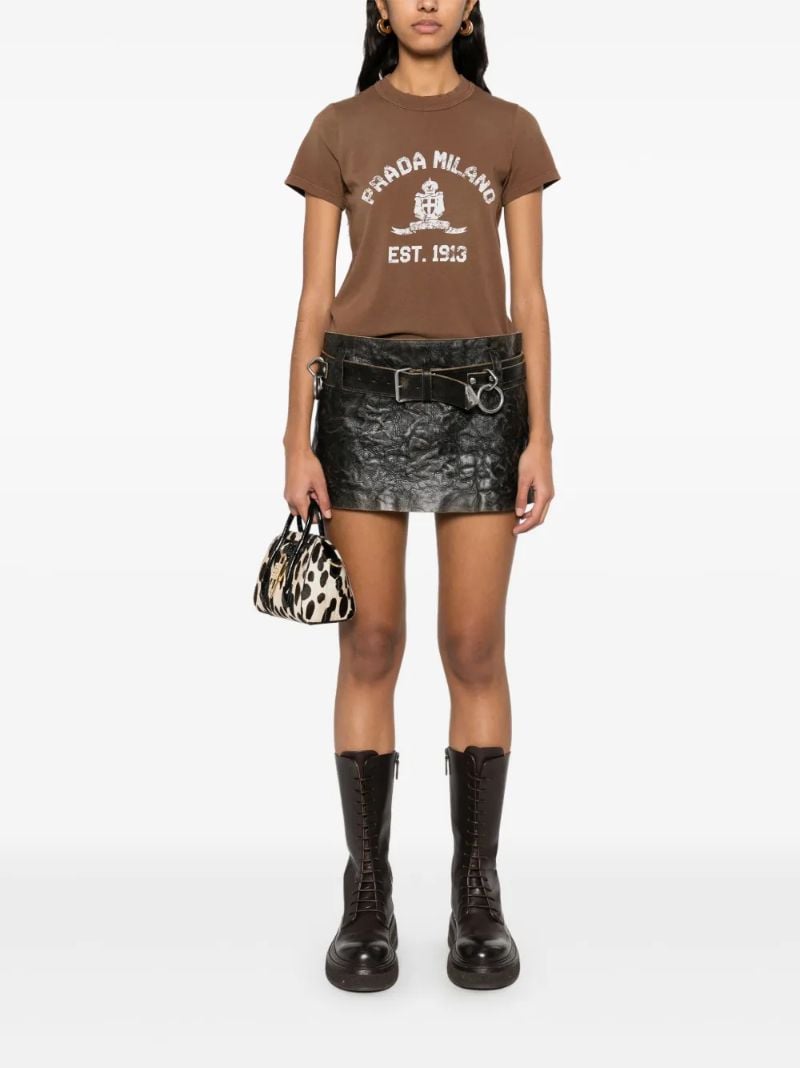 Black Leather Skirt