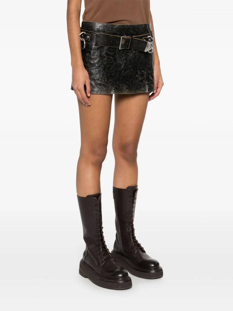 Black Leather Skirt