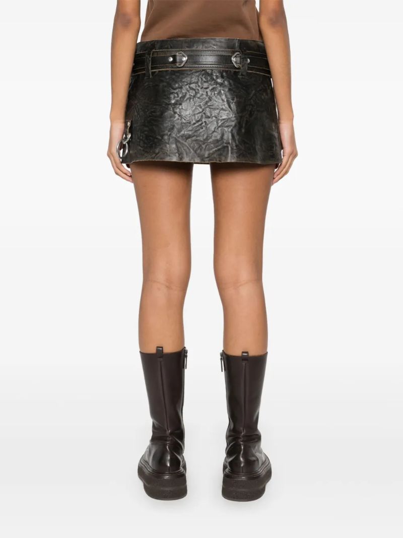 Black Leather Skirt