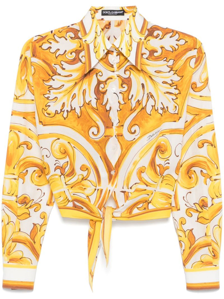 Majolica-print Shirt