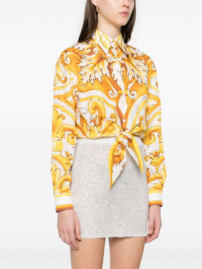 Majolica-print Shirt