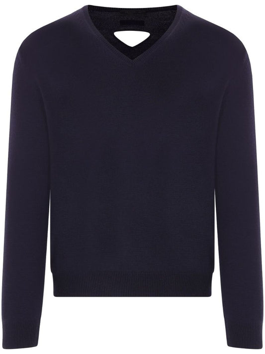 Blue Wool Sweater
