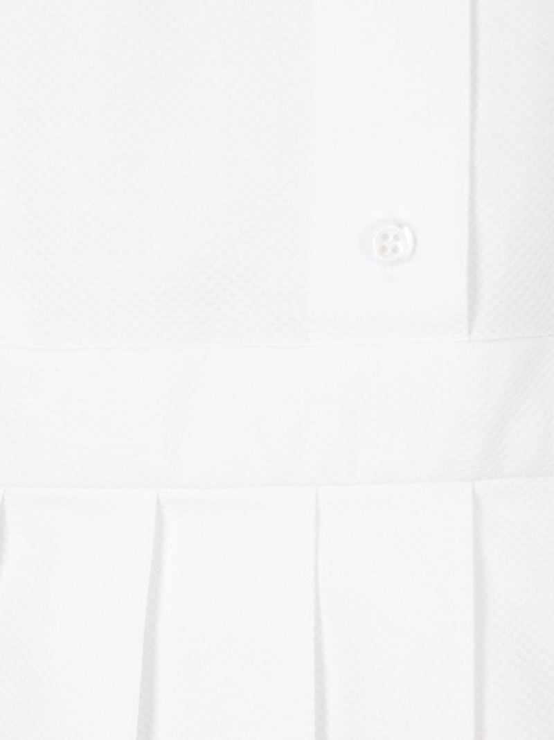 White Pleated Dress