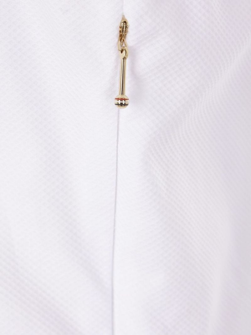 White Pleated Dress